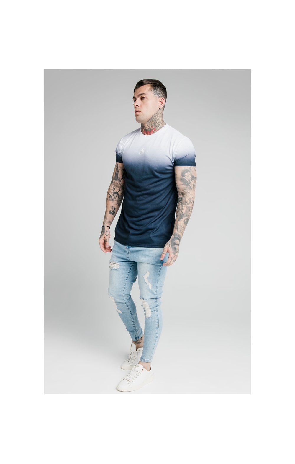 Load image into Gallery viewer, SikSilk Low Rise Jeans - Washed Blue (3)