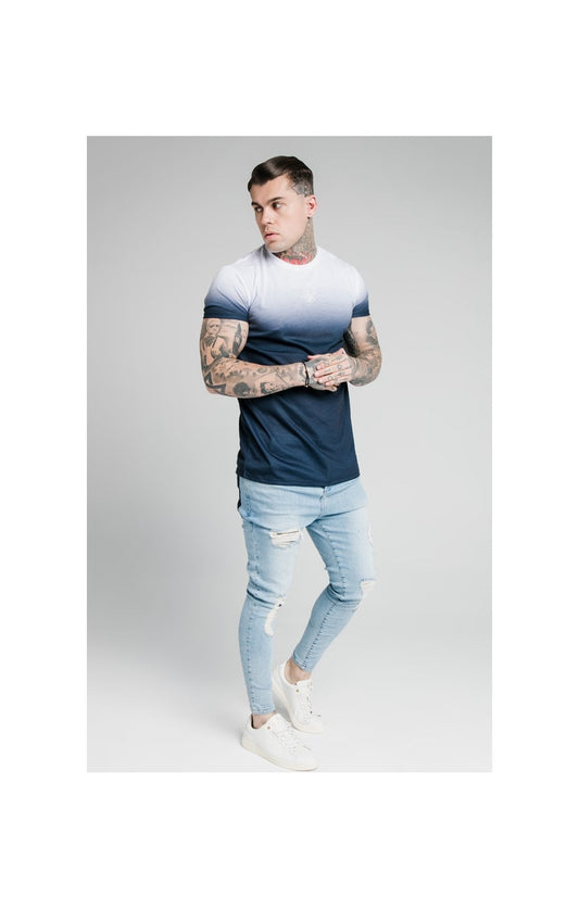 SikSilk Low Rise Jeans - Washed Blue