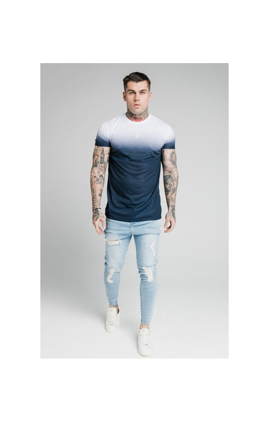 SikSilk Low Rise Jeans - Washed Blue