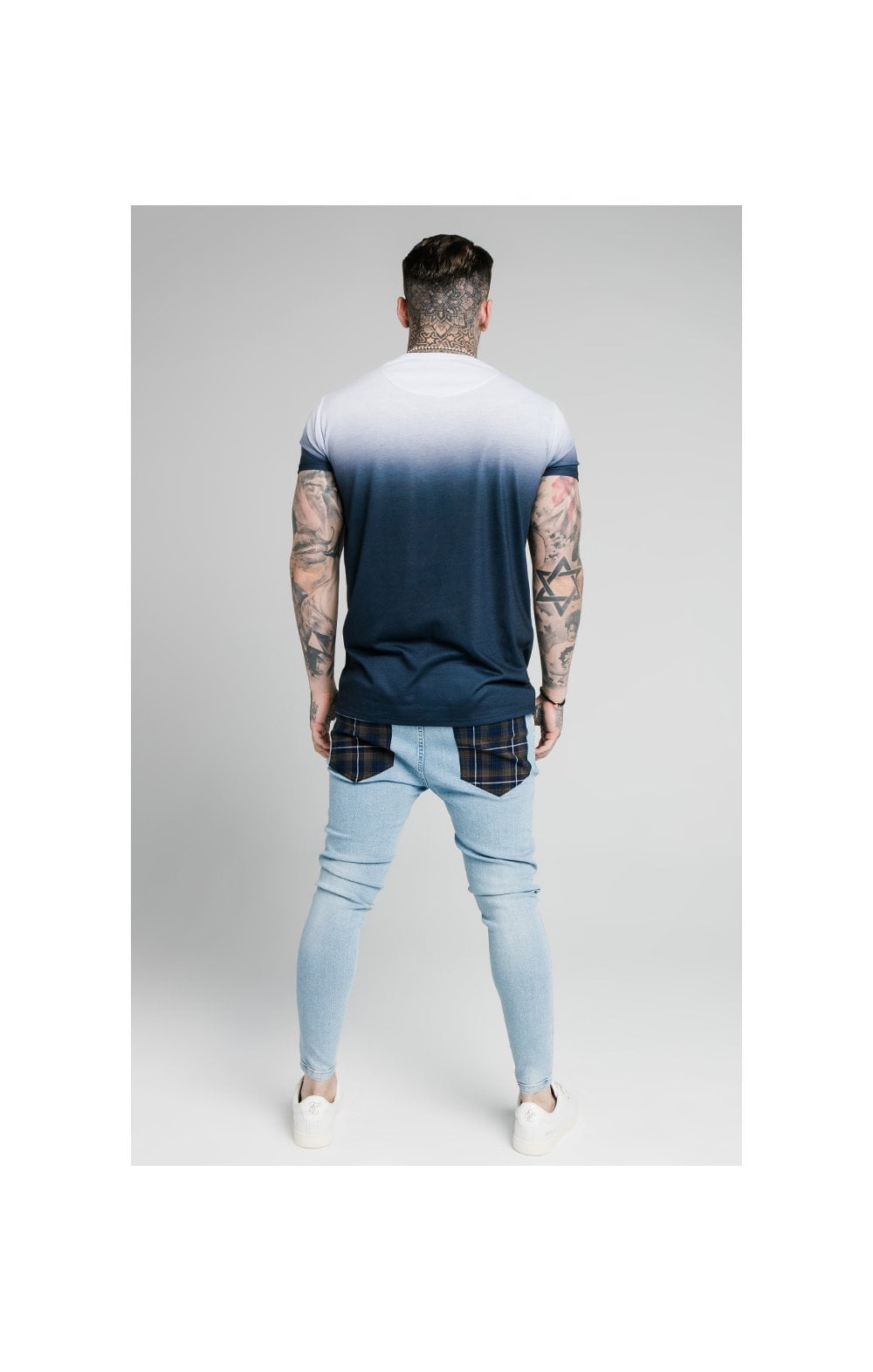 Load image into Gallery viewer, SikSilk Low Rise Jeans - Washed Blue (6)