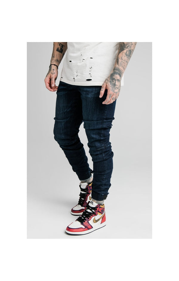 SikSilk Elasticated Strap Cuff Jeans Jeans - Midstone