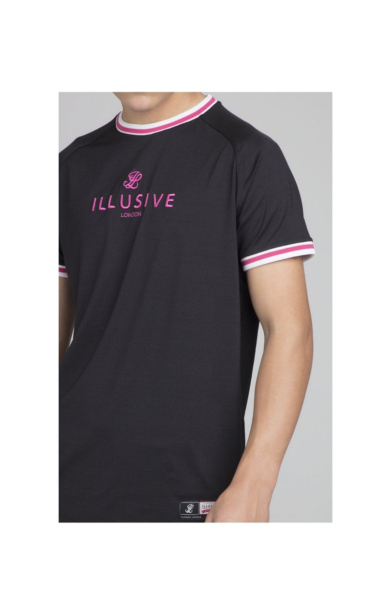Illusive London Basketball Tee - Black (1)