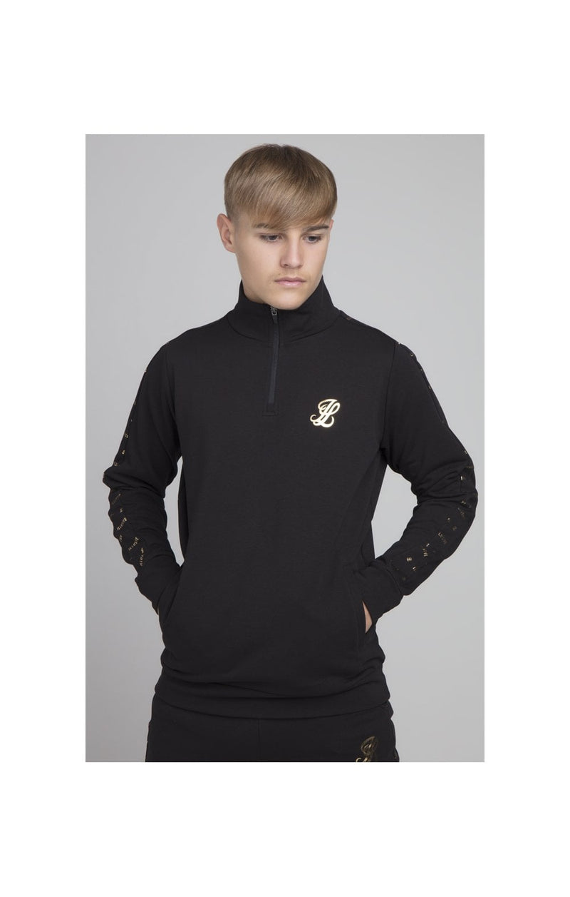 Illusive London Panel Funnel Neck - Black