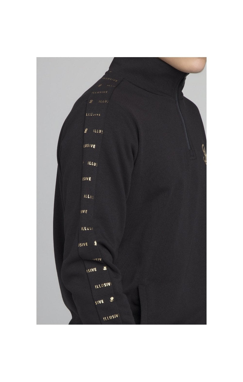 Illusive London Panel Funnel Neck - Black (1)
