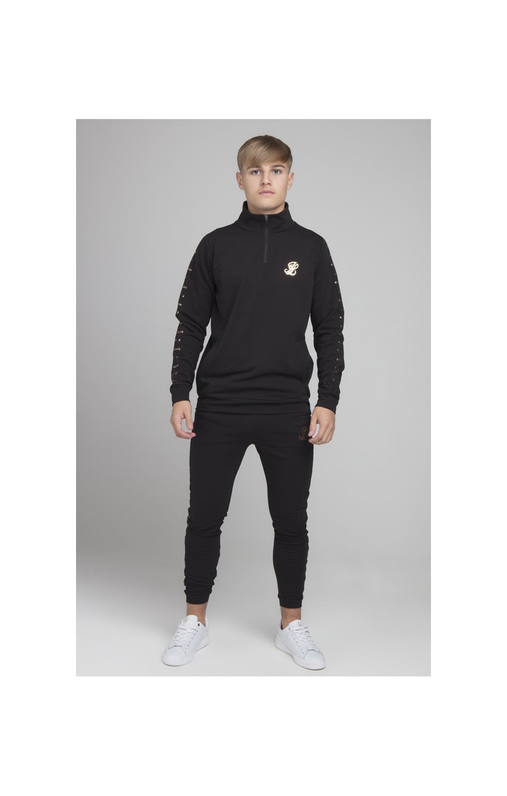 Load image into Gallery viewer, Illusive London Panel Funnel Neck - Black (5)