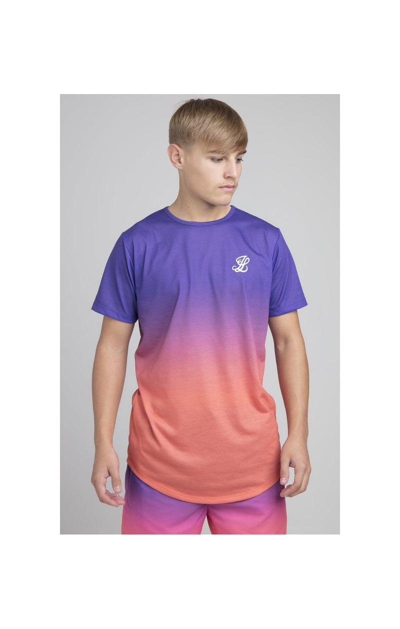 Boys Illusive Purple Fade T-Shirt