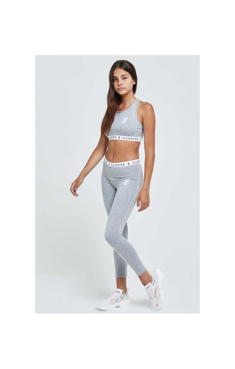 Load image into Gallery viewer, Illusive London Core Bralette - Grey Marl (3)