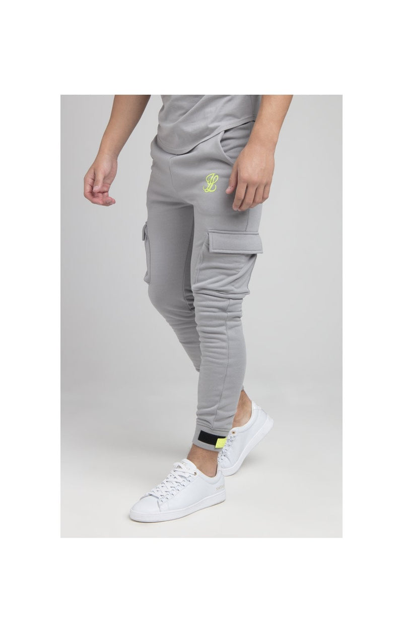 Boys Illusive Grey Cargo Jogger (1)