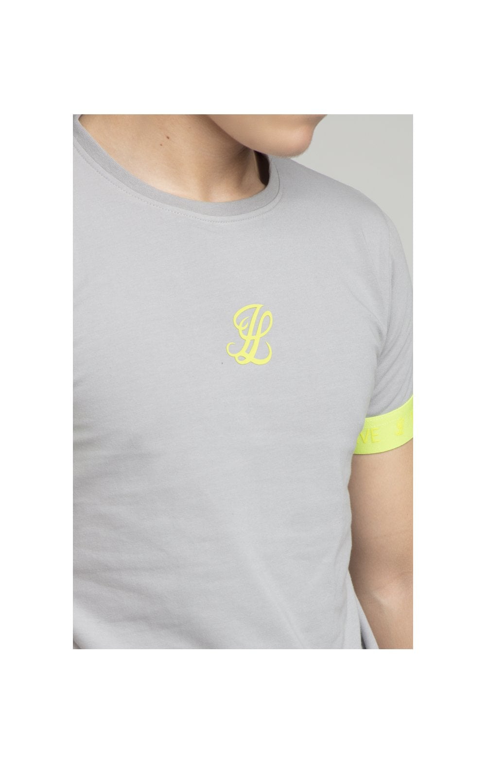 Boys Illusive Grey Taped T-Shirt (2)