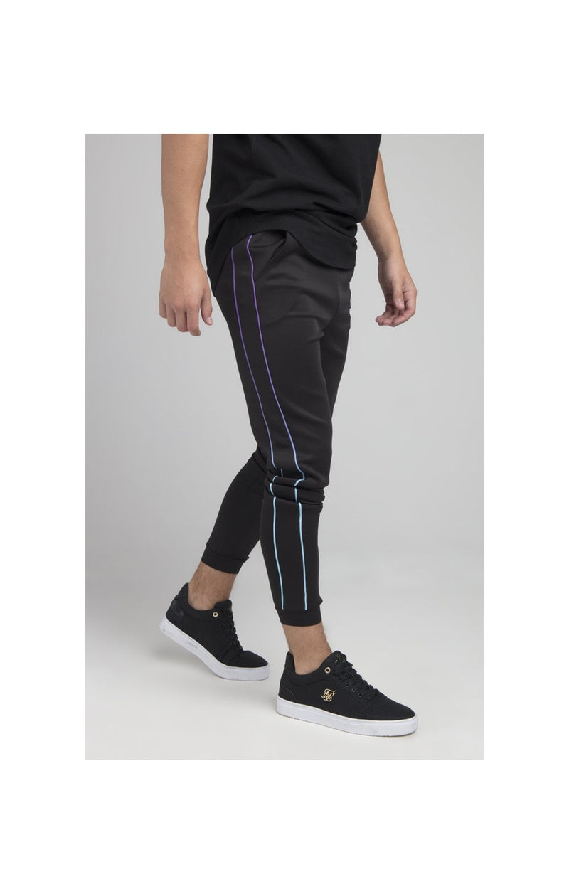 Boys Illusive Black Panelled Jogger (1)