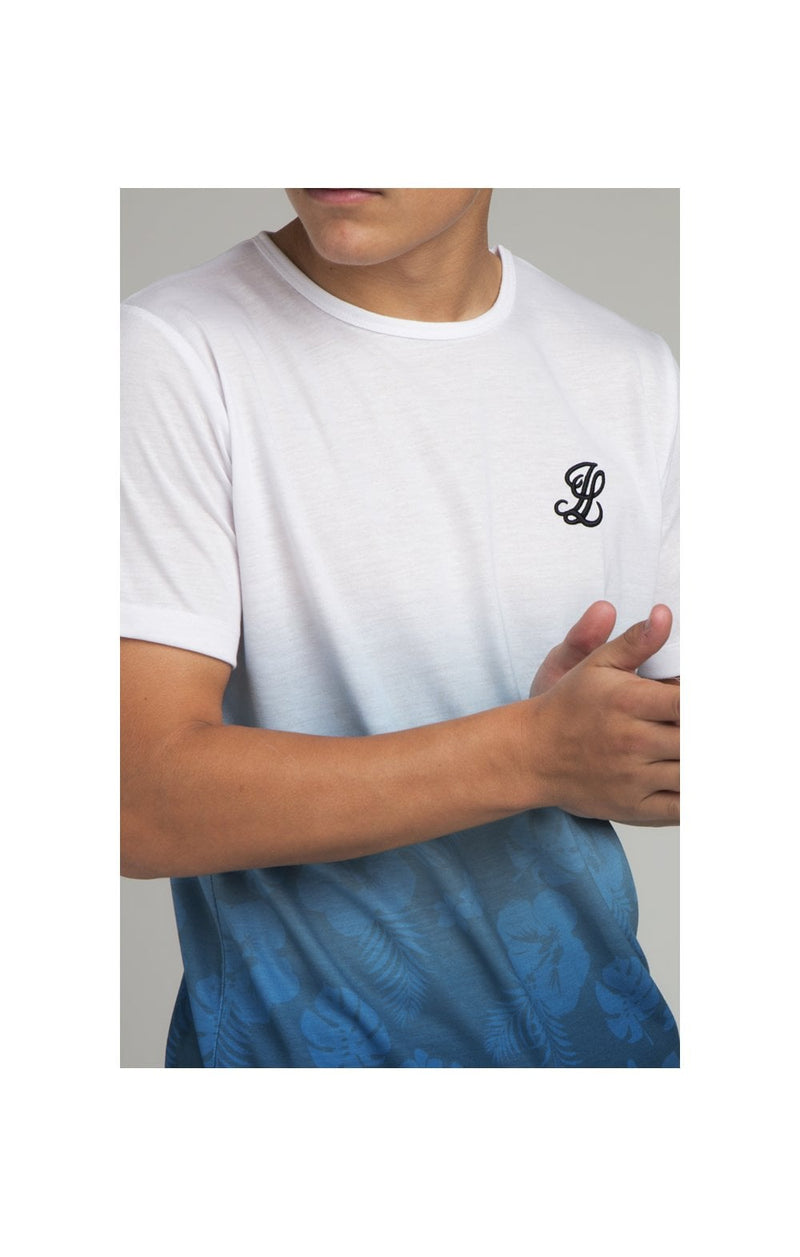 Boys Illusive White Floral Fade T-Shirt (1)
