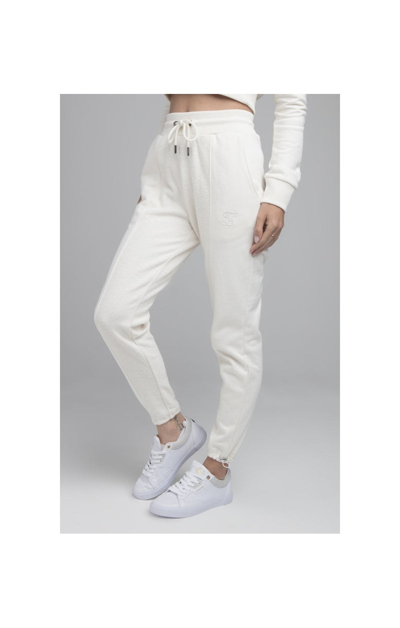 SikSilk Half & Half Track Pants - White (1)