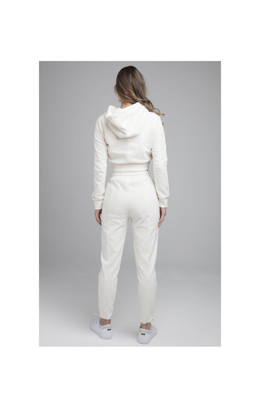 SikSilk Half & Half Track Pants - White