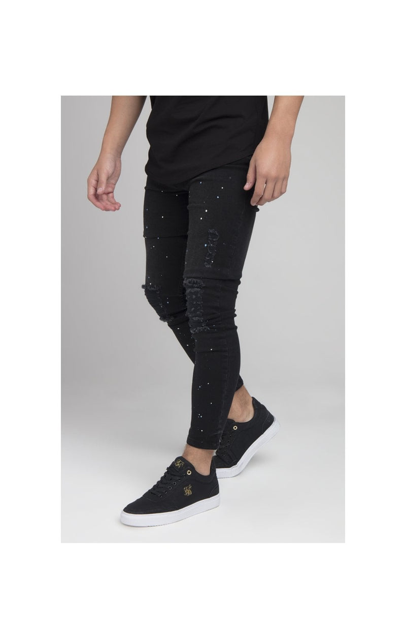 Boys Illusive Black Denim Jean