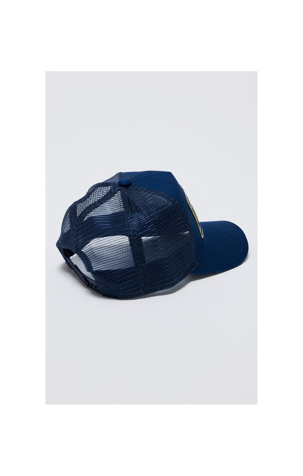 Illusive London Patch Mesh Trucker - Navy & Gold (2)