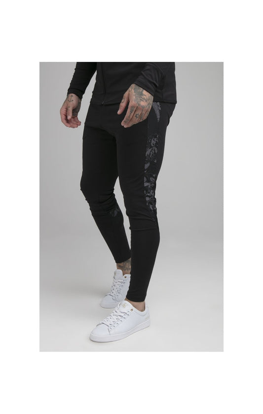 SikSilk Scope Hawaii Track Pant - Black