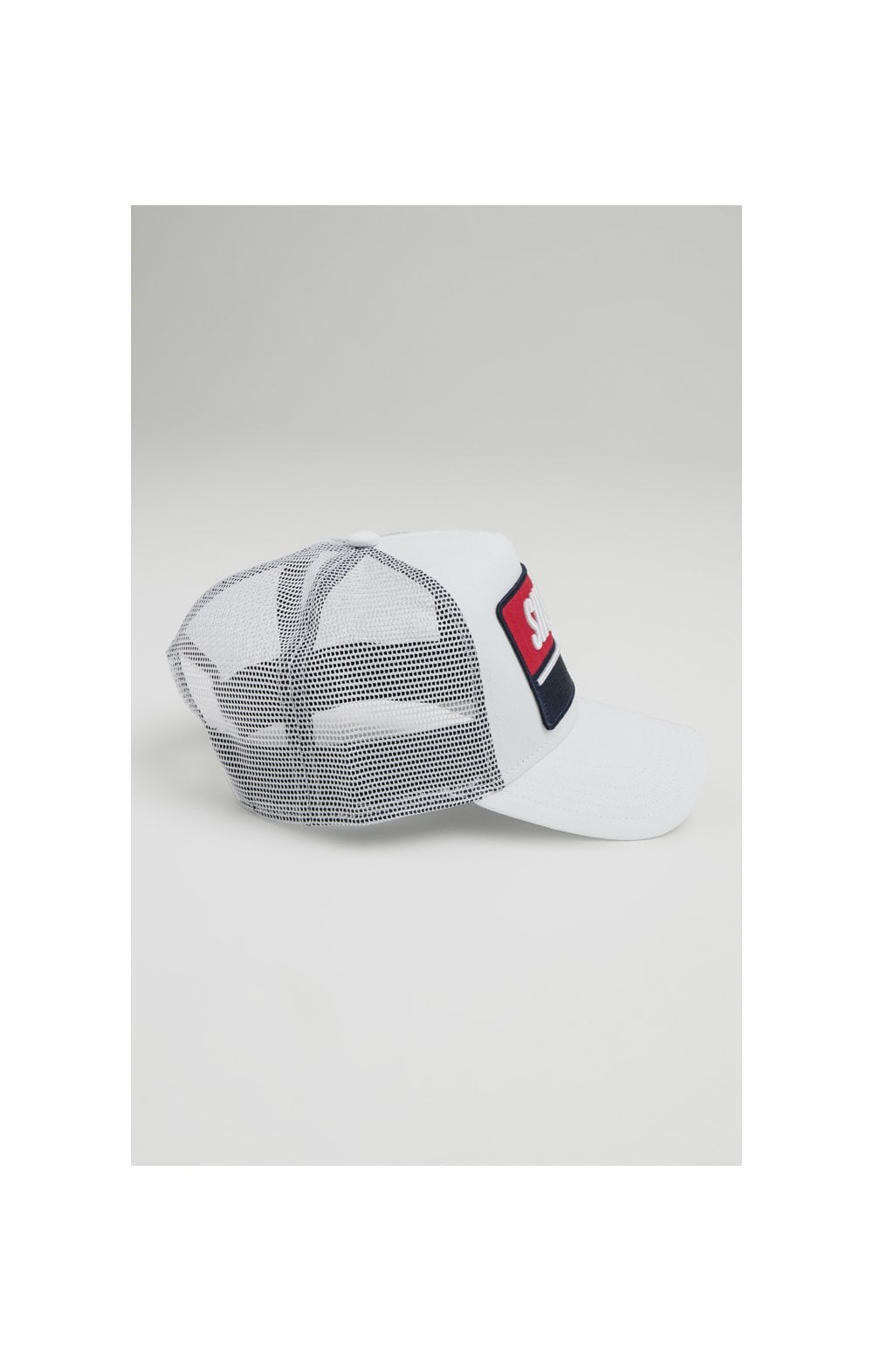 Load image into Gallery viewer, SikSilk Retro Patch Trucker - White (2)