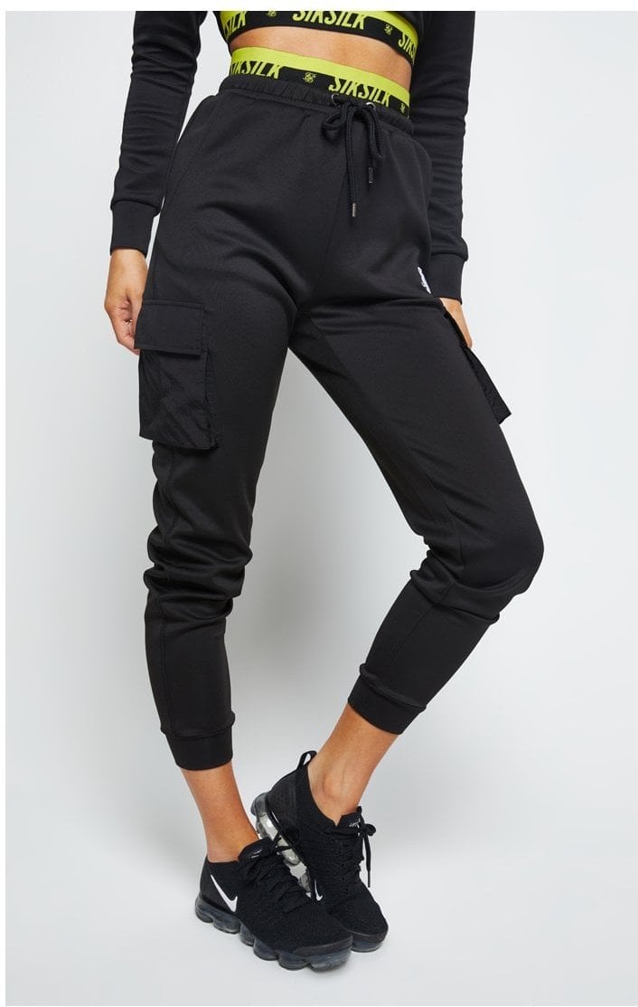 SikSilk Divergent Cargo Joggers Black SikSilk IE