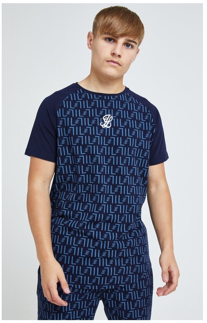 Illusive London Elite Raglan Tee - Navy