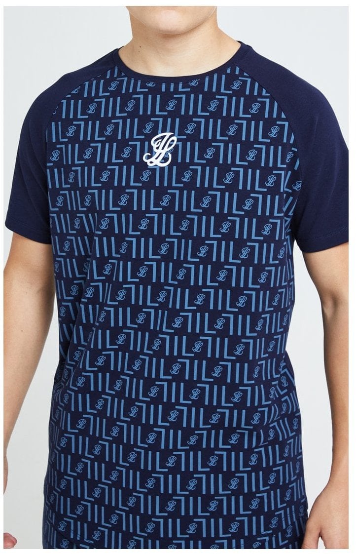 Illusive London Elite Raglan Tee - Navy (1)