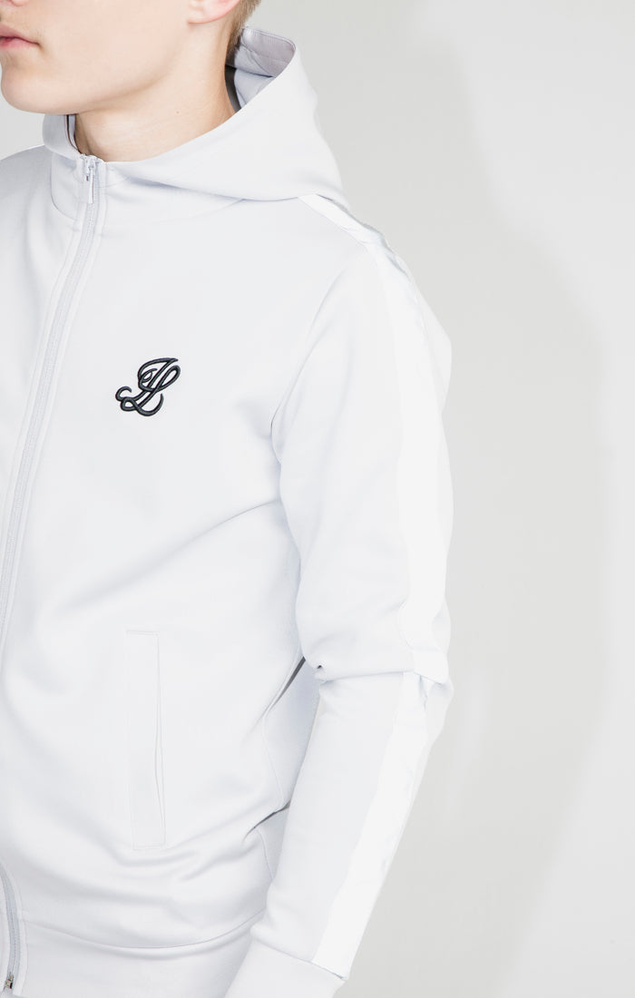 Illusive London Zip Through Reflect Hoodie - Grey (1)