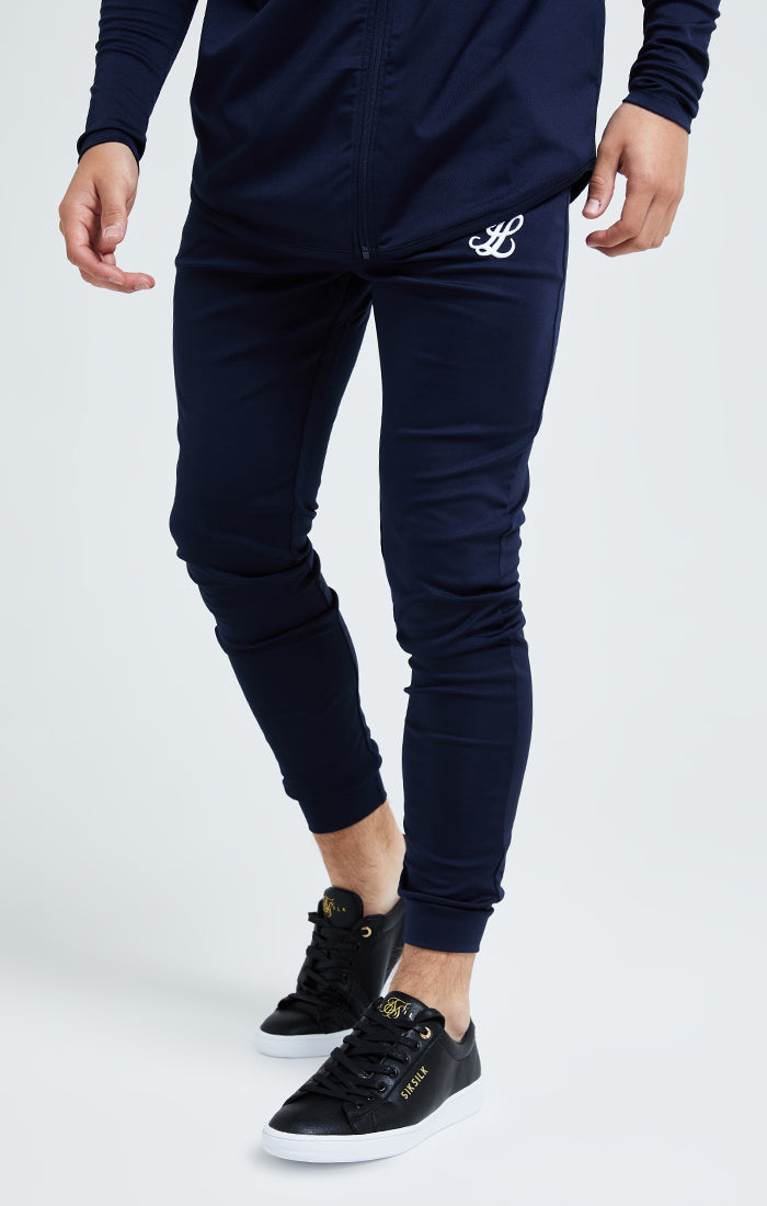 Boys Illusive Navy Essentials Fitted Jogger