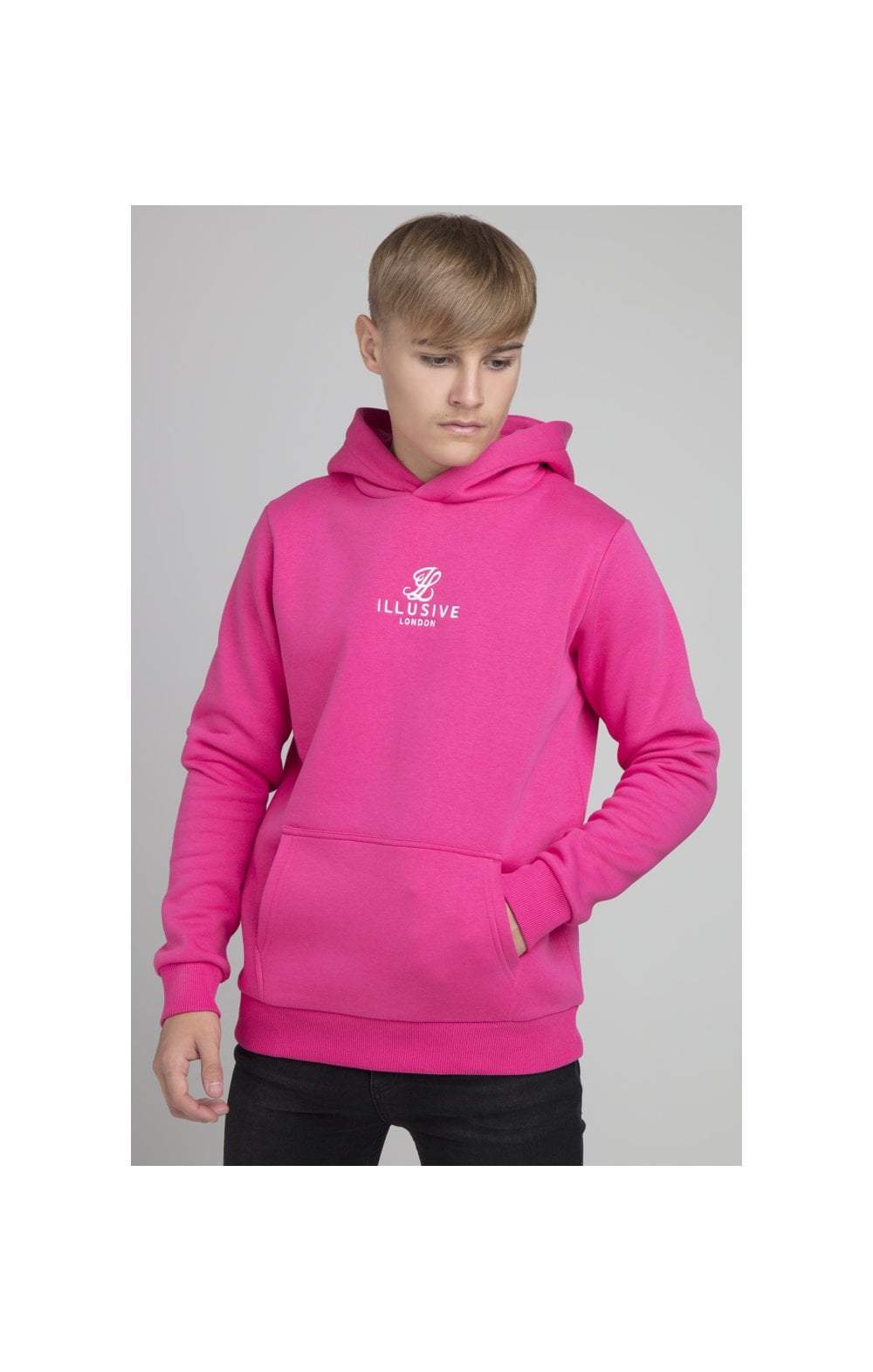Load image into Gallery viewer, Illusive London Overhead Hoodie - Pink