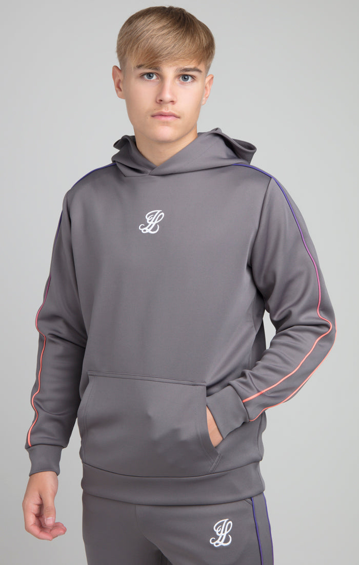 Boys Illusive Grey Overhead Hoodie