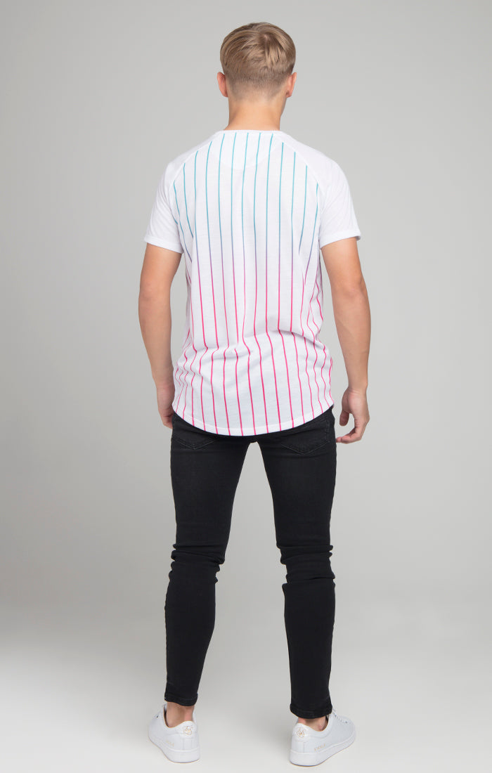 Load image into Gallery viewer, Illusive London Fade Stripe Tee - White (4)