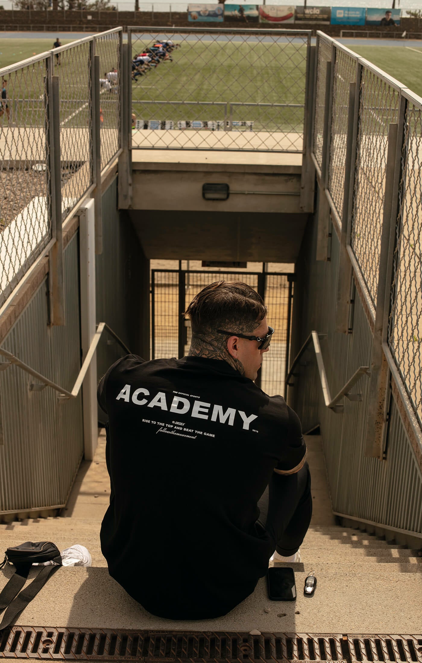 Load image into Gallery viewer, Black Academy T-Shirt (2)