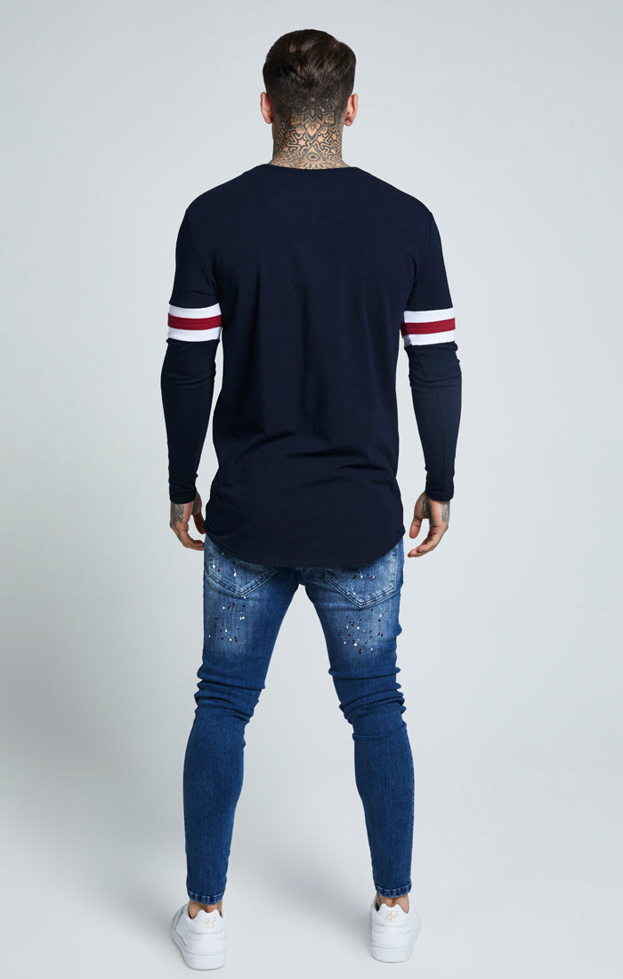 SikSilk Tournament Tee - Navy (2)