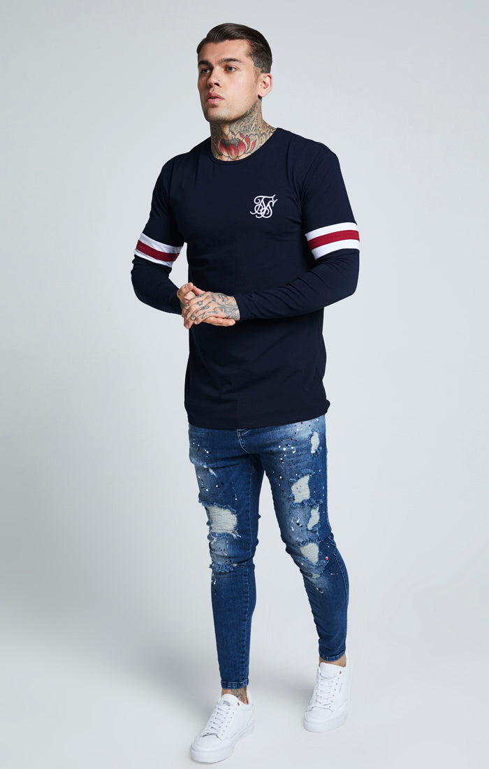 SikSilk Tournament Tee - Navy (3)