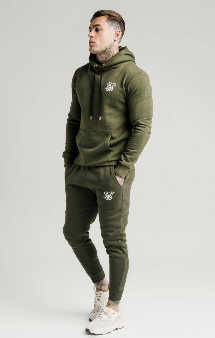 SikSilk Muscle Fit Jogger - Khaki (1)