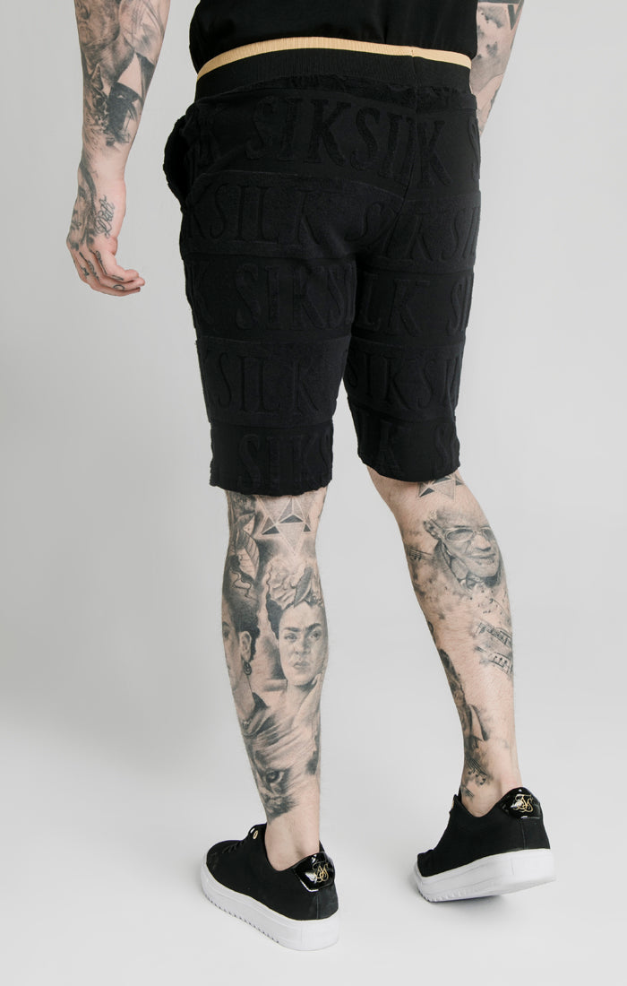 SikSilk Inverse Gym Shorts - Black (2)