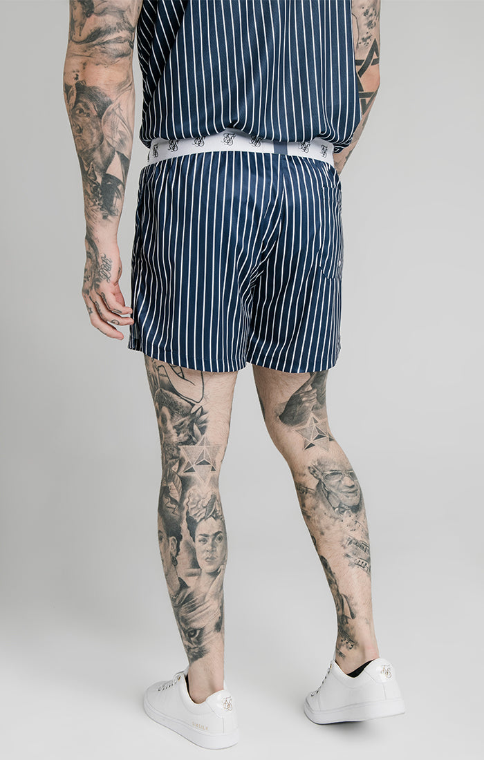 Navy Elasticated Swim Short (1)