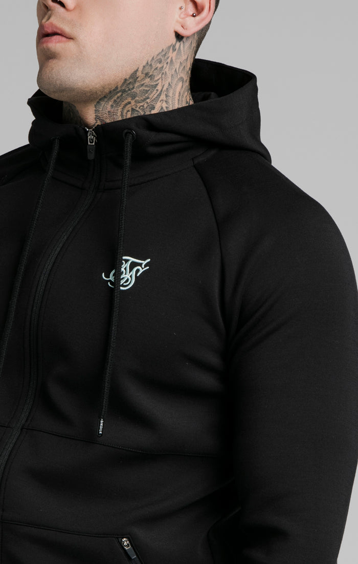 Black Tape Zip-Thru Hoodie (1)