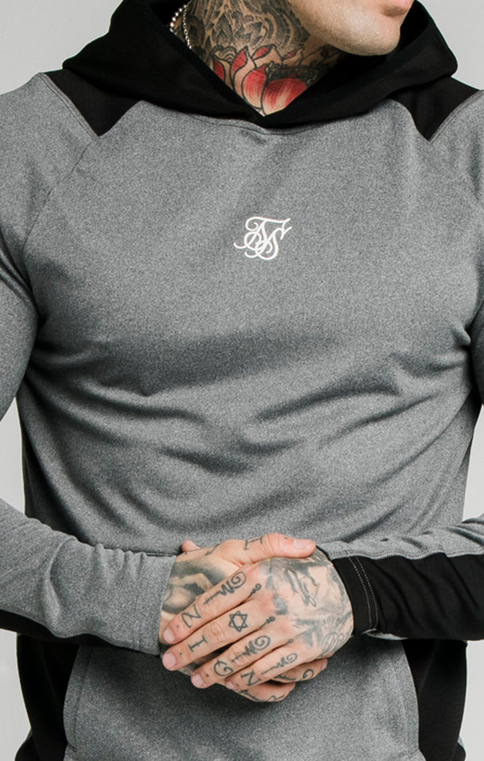 Grey Contrast Overhead Hoodie (1)