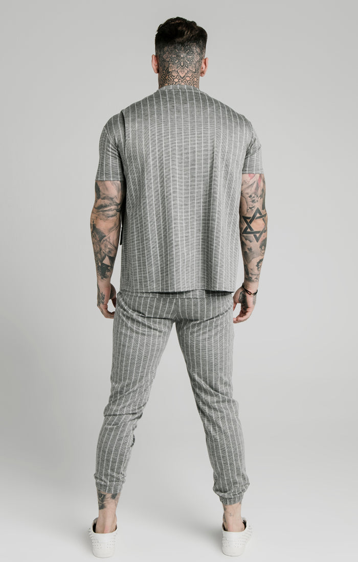 Load image into Gallery viewer, SikSilk Smart Wear Vest - Grey Pin Stripe (4)