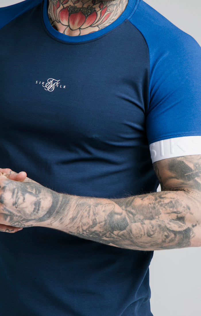 SikSilk S/S Inverse Tech Tee - Navy (1)