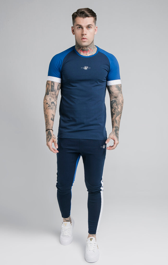 SikSilk S/S Inverse Tech Tee - Navy (2)