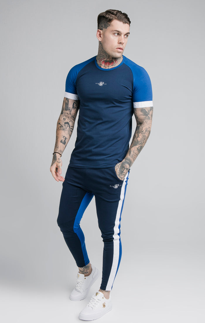 SikSilk S/S Inverse Tech Tee - Navy (3)