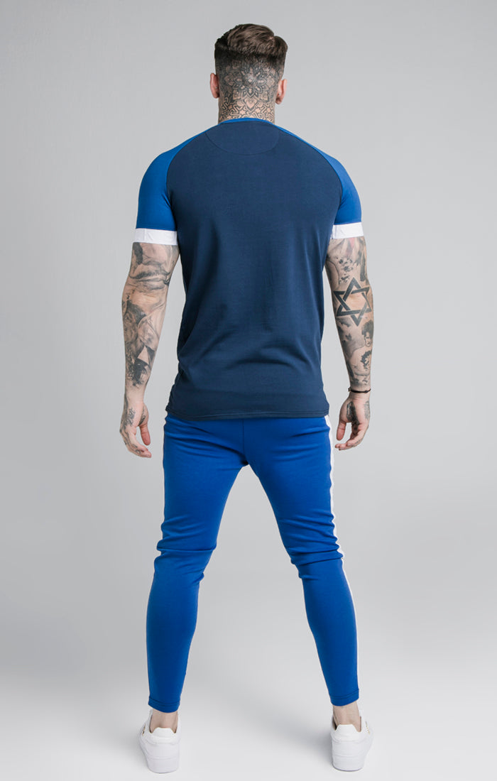 SikSilk S/S Inverse Tech Tee - Navy (4)