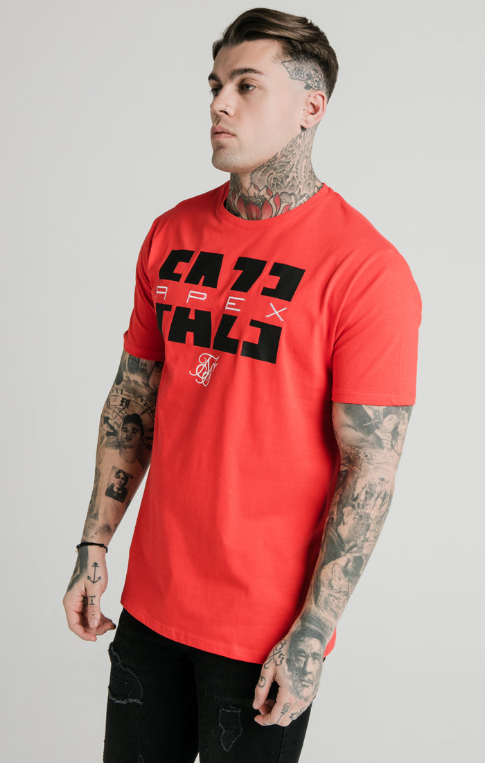 FaZe Apex x SikSilk Red Relaxed Fit T-Shirt