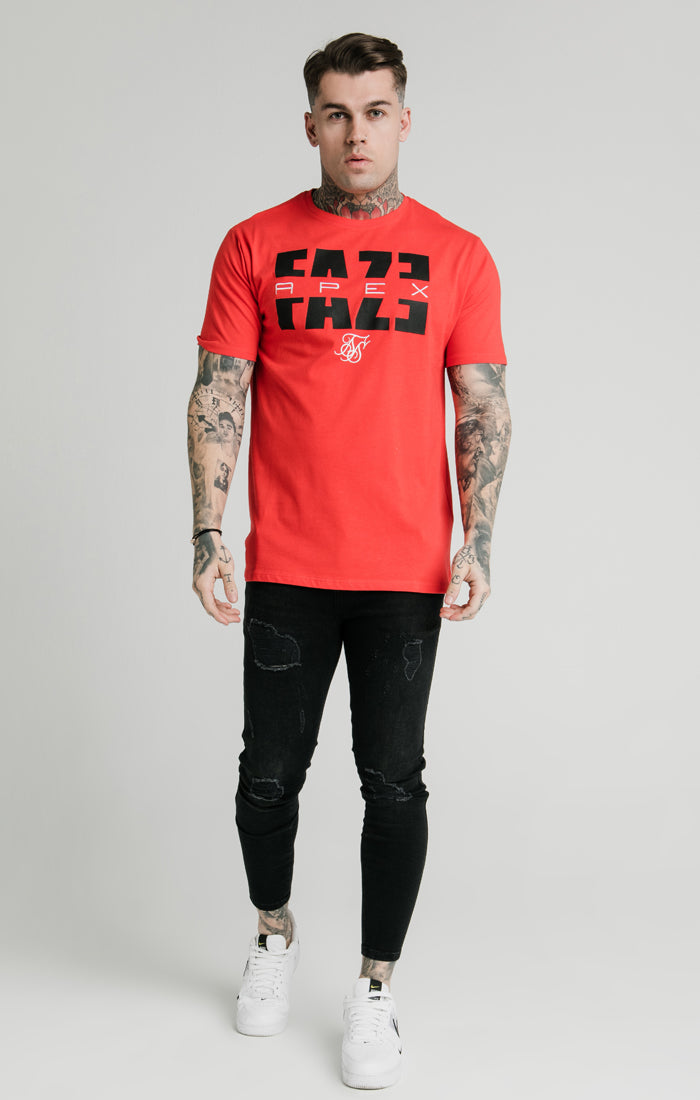 FaZe Apex x SikSilk Red Relaxed Fit T-Shirt (1)