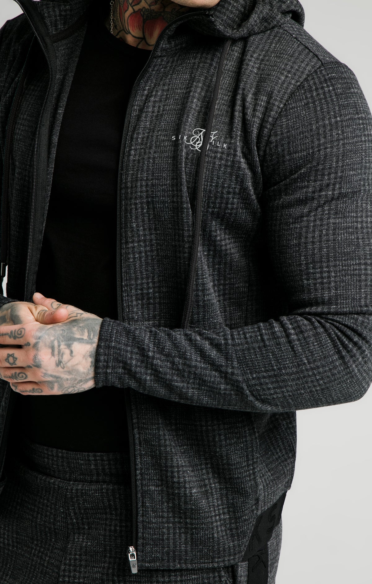 Siksilk agility zip through hoodie Clearance