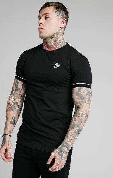 SikSilk S S Duality Gym Tee Black