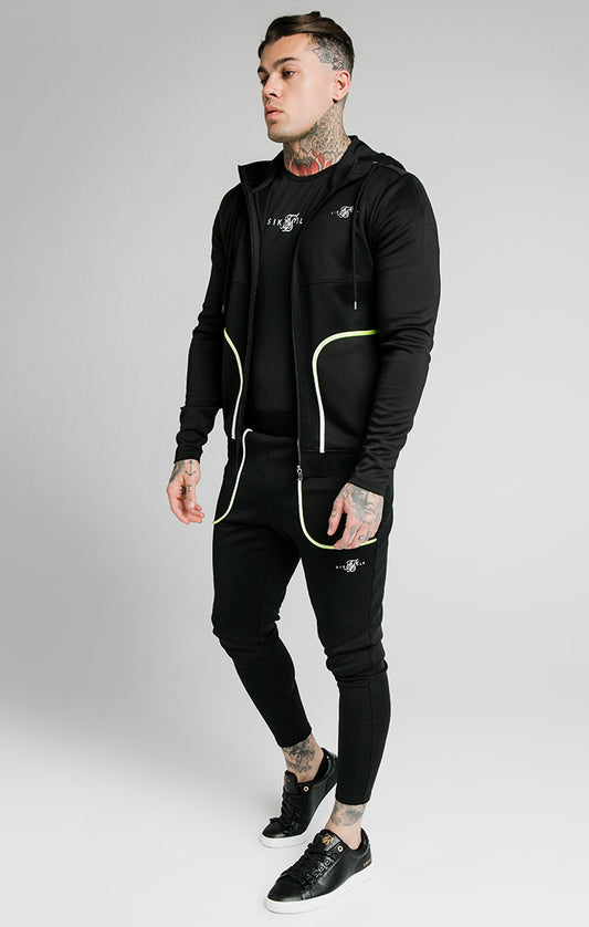 Black Fade Zip-Thru Hoodie
