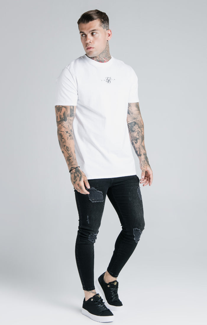 White Essential Muscle Fit T-Shirt (1)