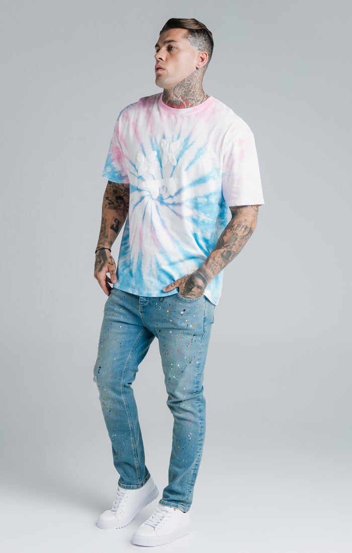 Steve Aoki x SikSilk Light Wash Loose Fit Jean (1)