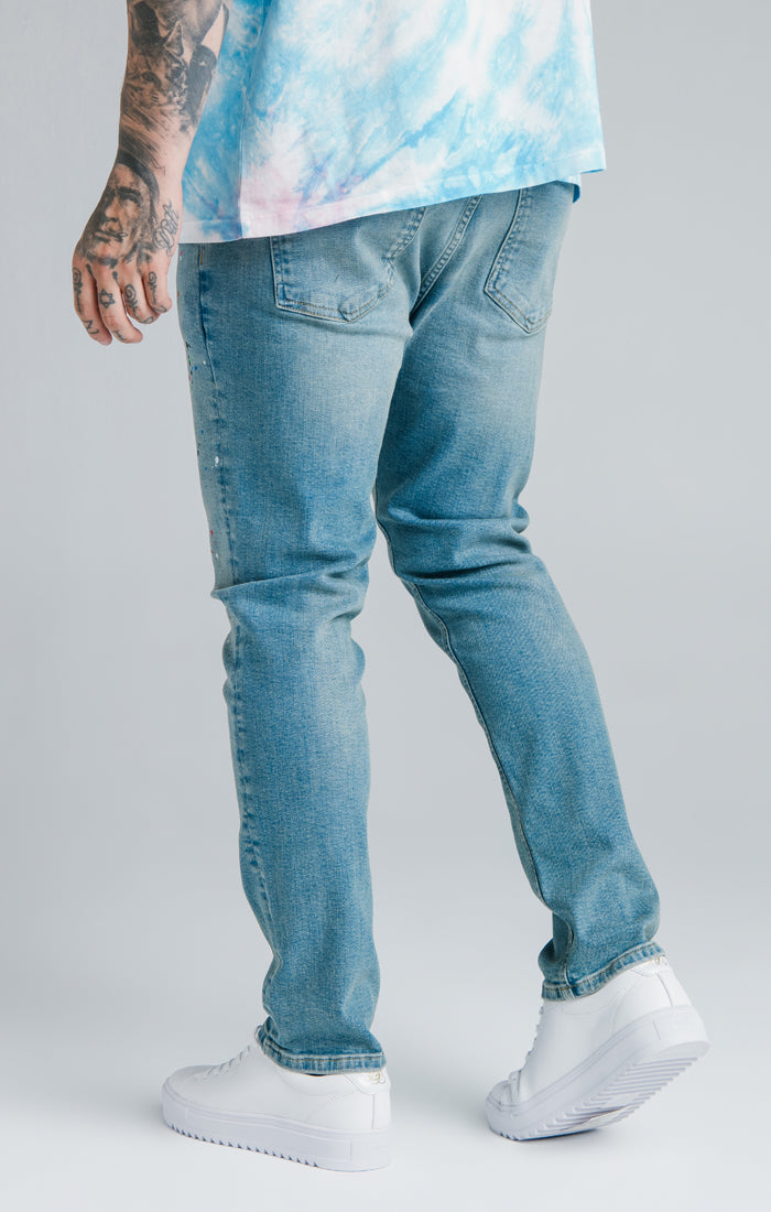 Steve Aoki x SikSilk Light Wash Loose Fit Jean (2)